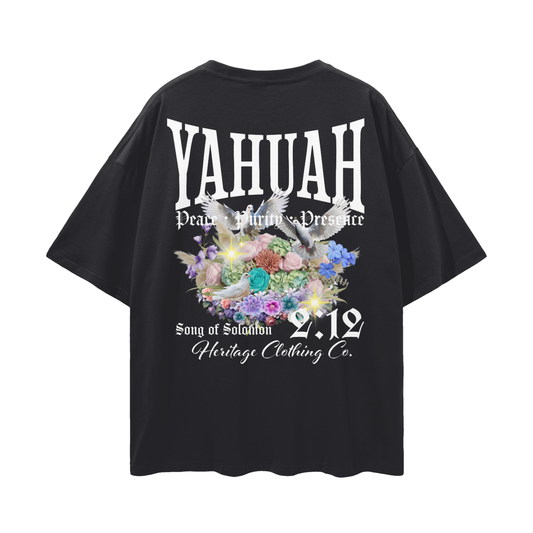 100 percent cotton t-shirt,lightweight cotton t-shirt,drop shoulder t-shirt,breathable cotton t-shirt,relaxed fit cotton t-shirt,loose fit t-shirt,cotton graphic t-shirt,israelite clothing,hebrew israelite apparel,scripture t-shirt