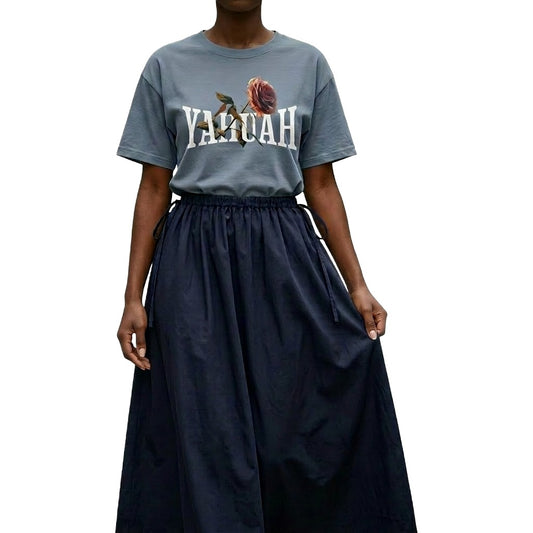 Heritage Essential Drawstring Maxi Skirt