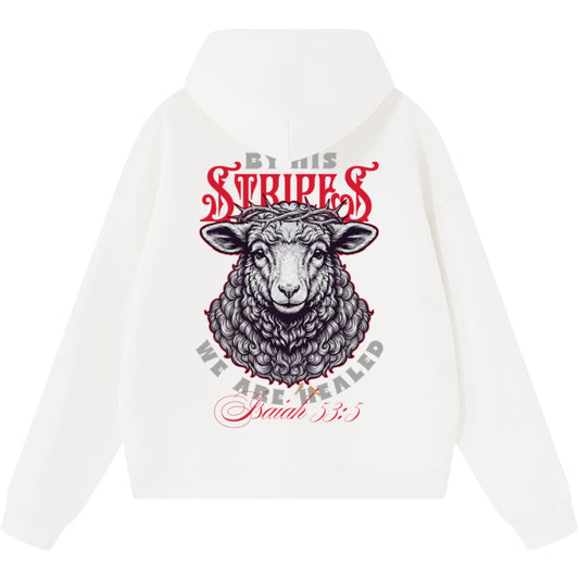 By His Stripes Oversized Heavyweight Hoodie