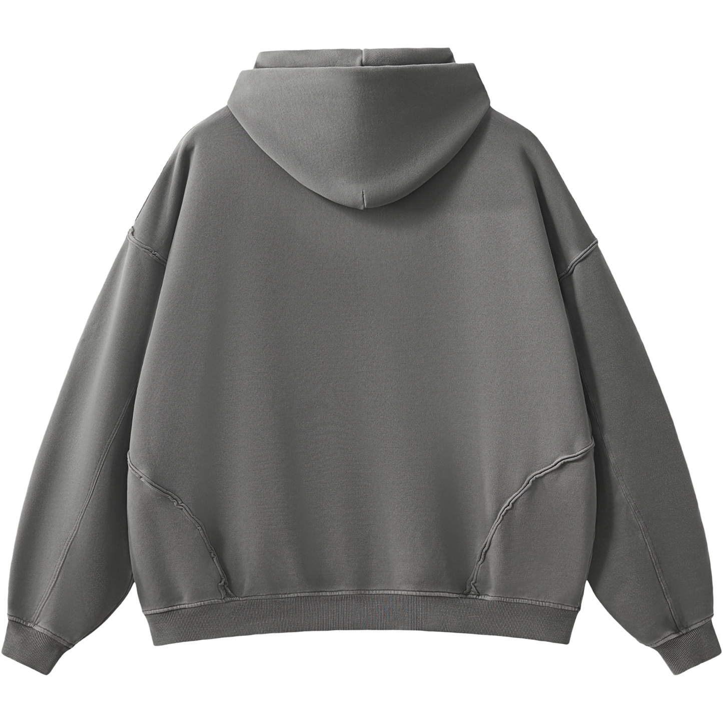 Heritage Essential Raw-Edge Oversized Hoodie