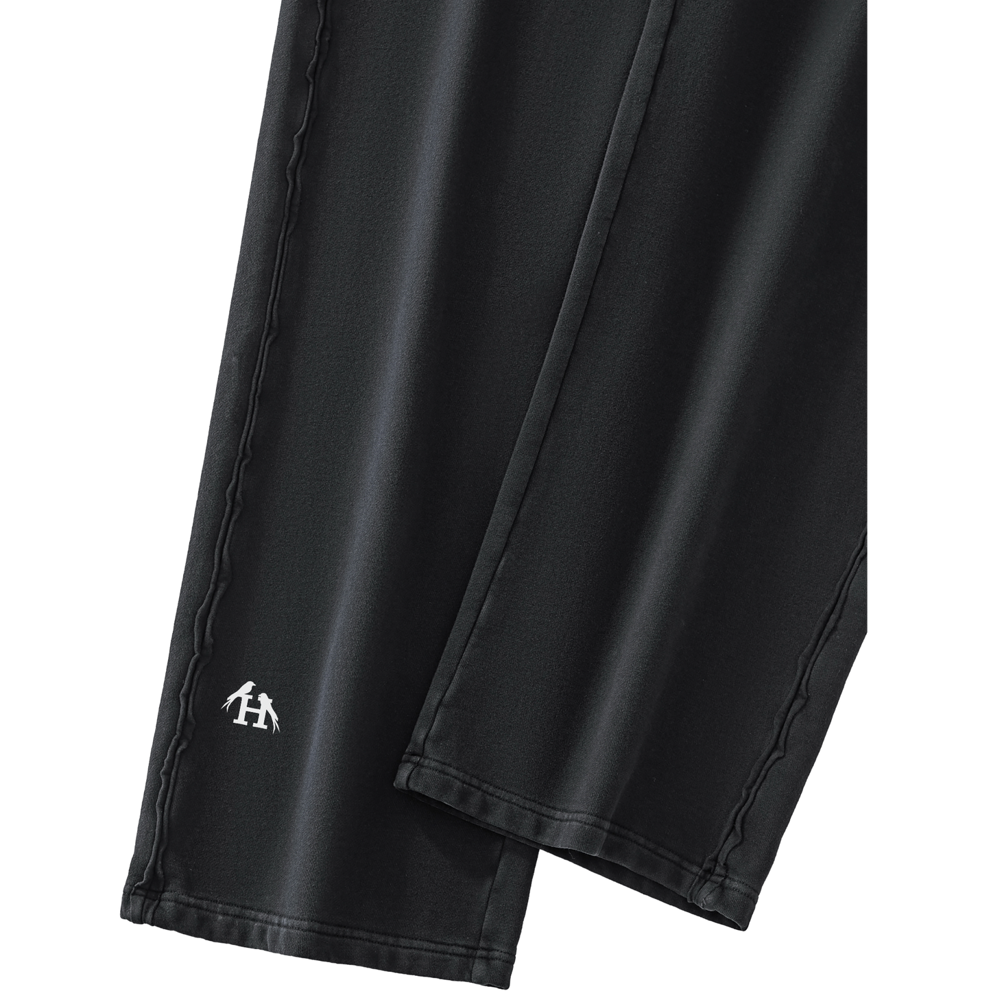 Heritage Essential Raw-Edge Black Sweatsuit Bundle