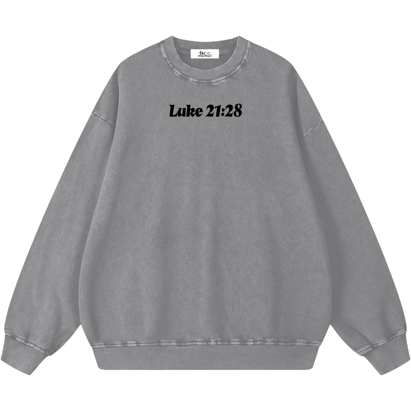Look Up Women's Oversized Snow Washed Sweatshirt