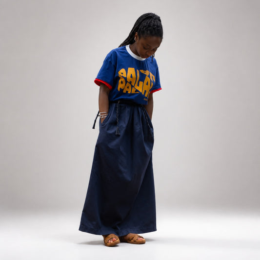 Heritage Essential Drawstring Maxi Skirt