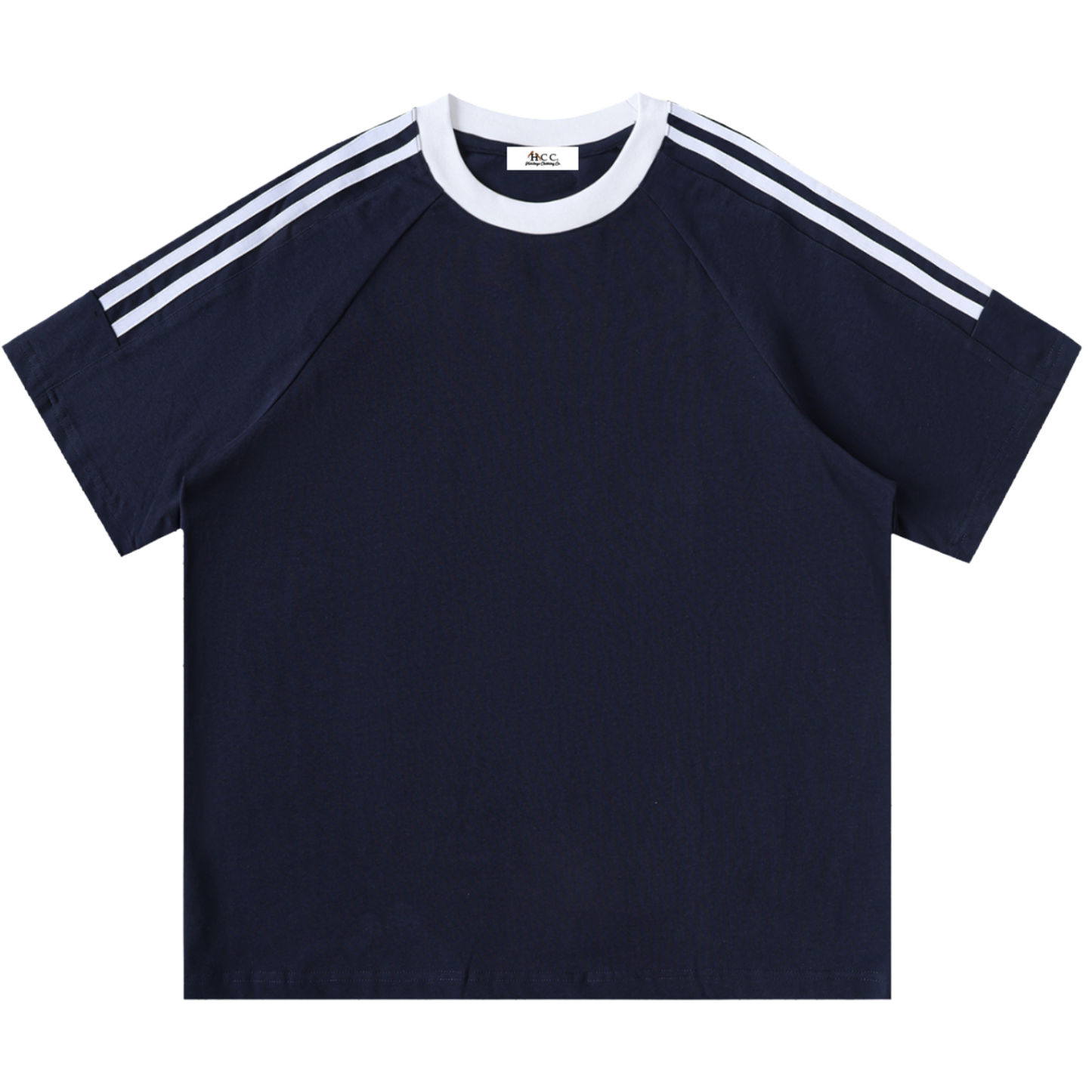 Men's Two-Tone Trim Short-Sleeve T-Shirt