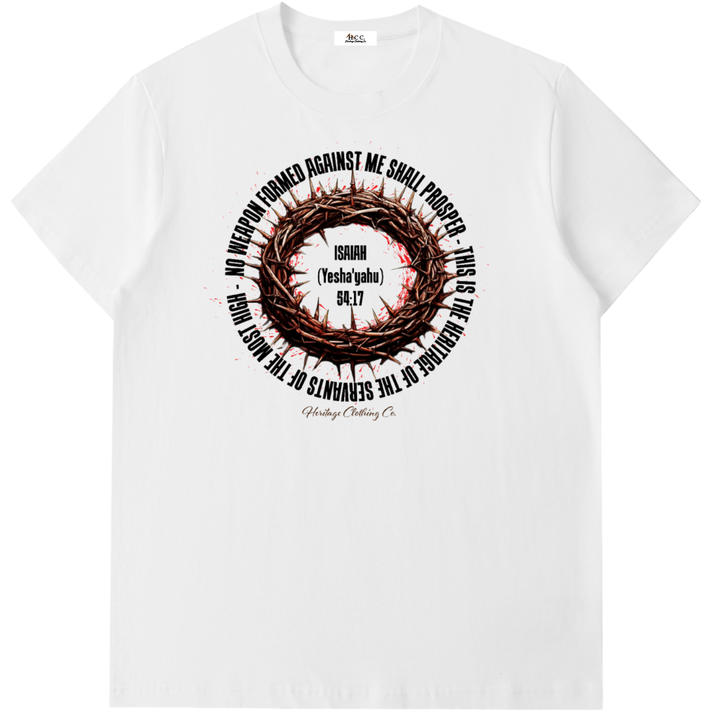 No Weapon: Covered By His Blood Short-Sleeve T-Shirt