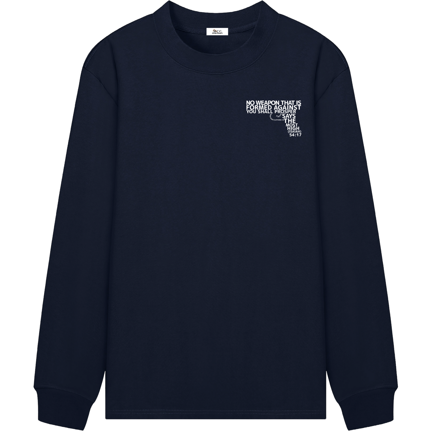 No Weapon: Armed Promise Essential Long-Sleeve T-Shirt