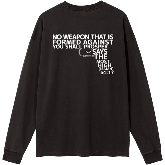 No Weapon: Armed Promise Women's Essential Long-Sleeve T-Shirt