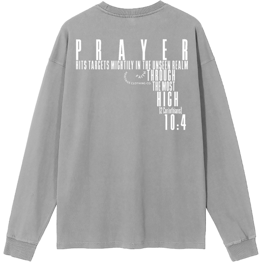 Prayer Hits Targets Women's Essential Long-Sleeve T-Shirt