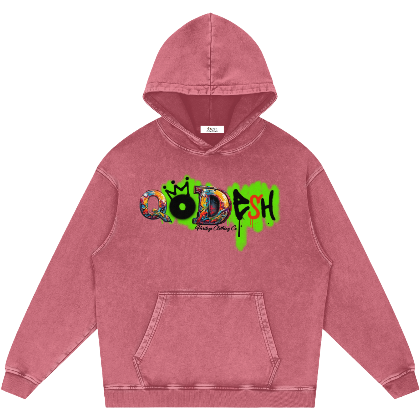Qodesh Snow Washed Hoodie