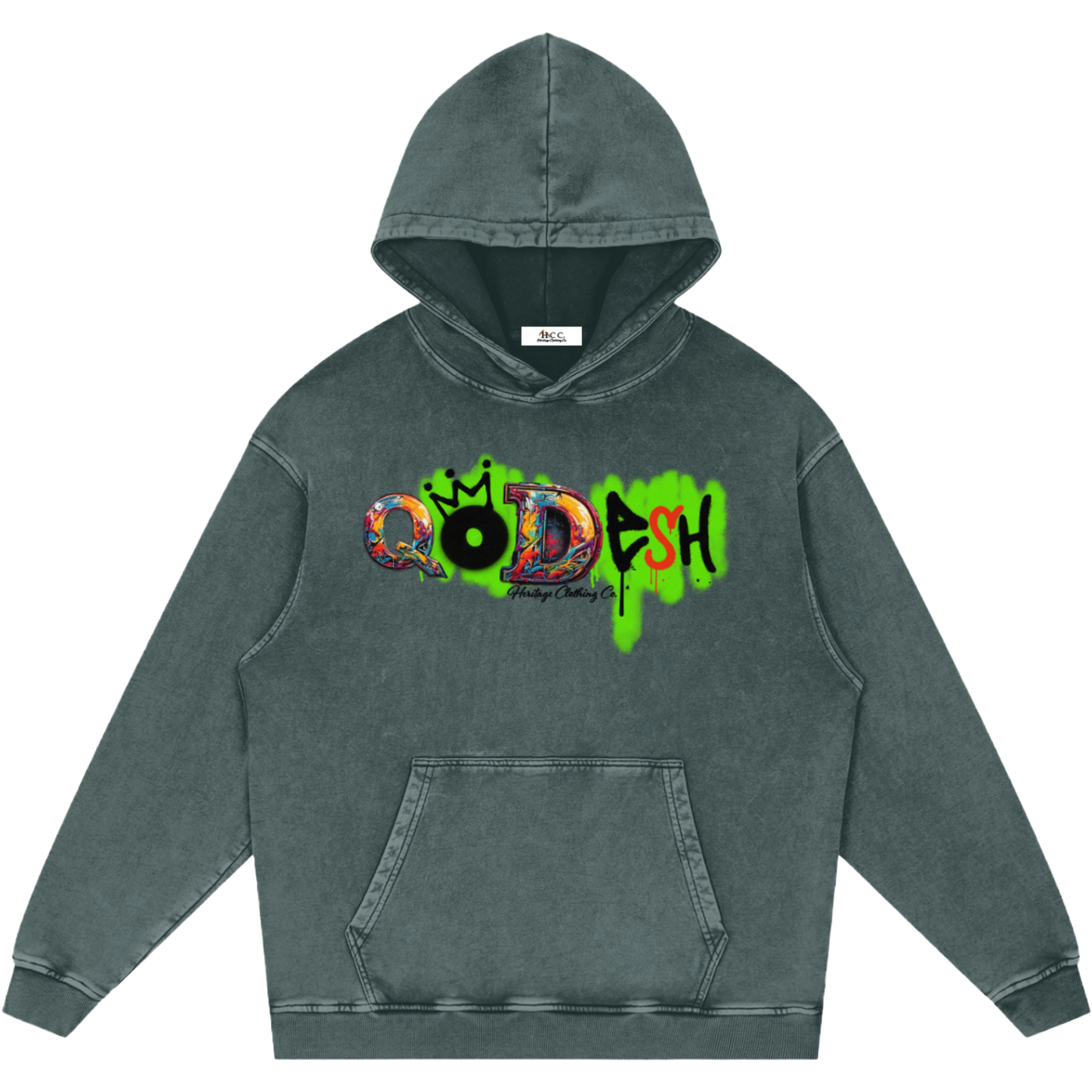 Qodesh Snow Washed Hoodie