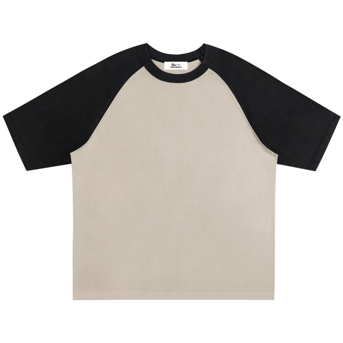 Two-Tone Raglan Short-Sleeve T-Shirt