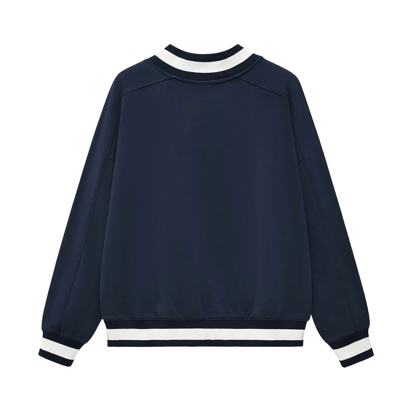 V-Neck Crosscut Sweatshirt