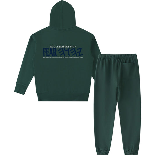 Whole Duty Of Man Retro Green Essential Heavyweight Sweatsuit Bundle
