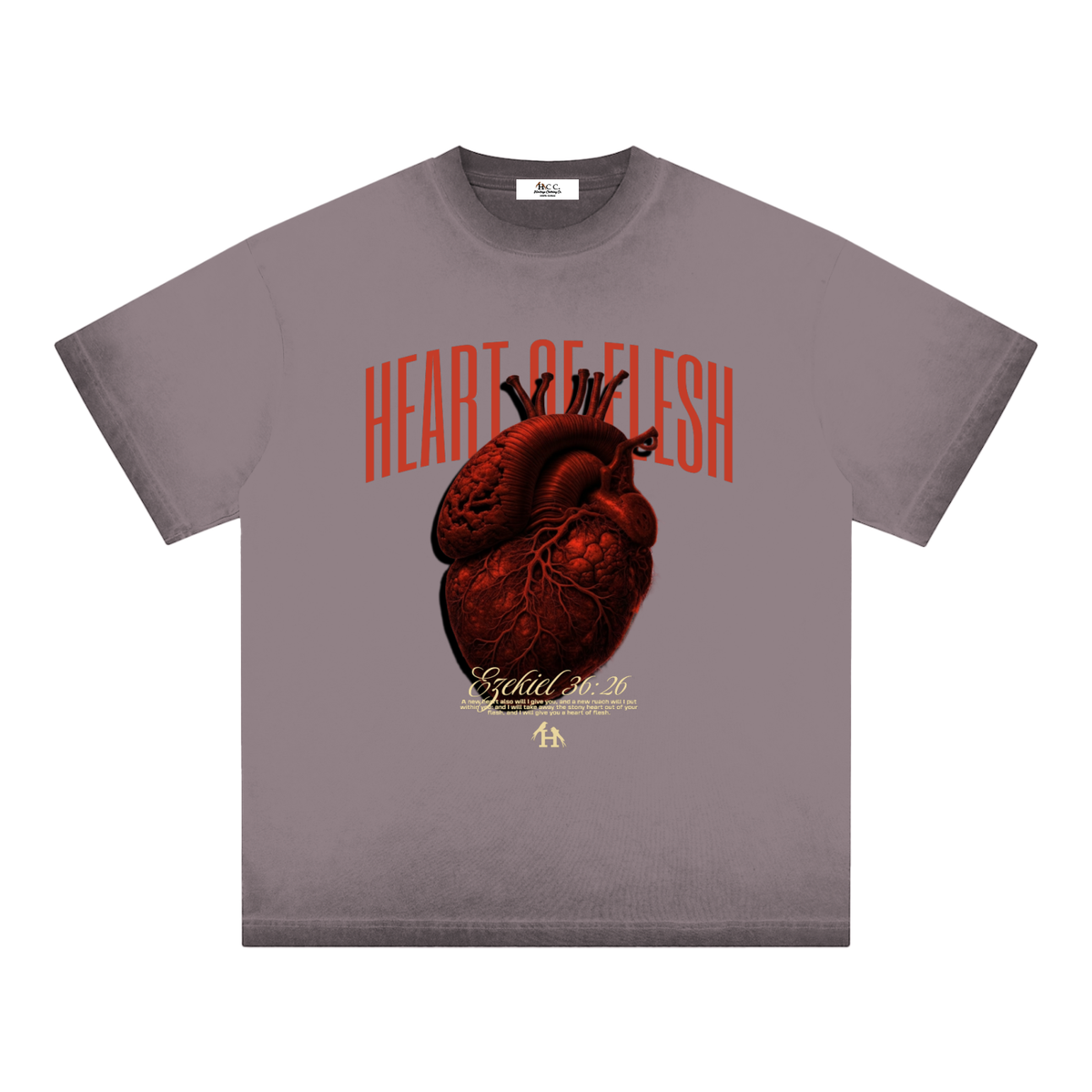 Heart Of Flesh Smoke Dye T-Shirt