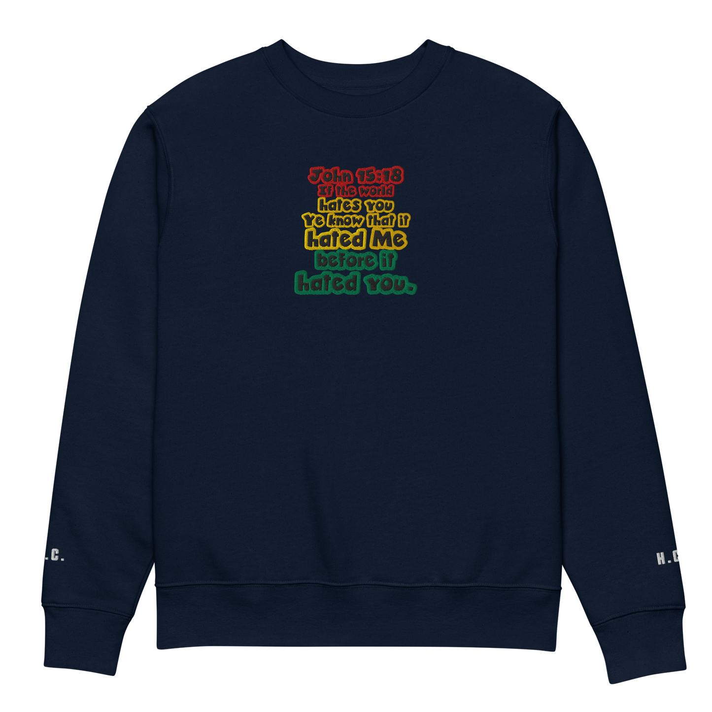 Hated Me First Embroidered Sweatshirt