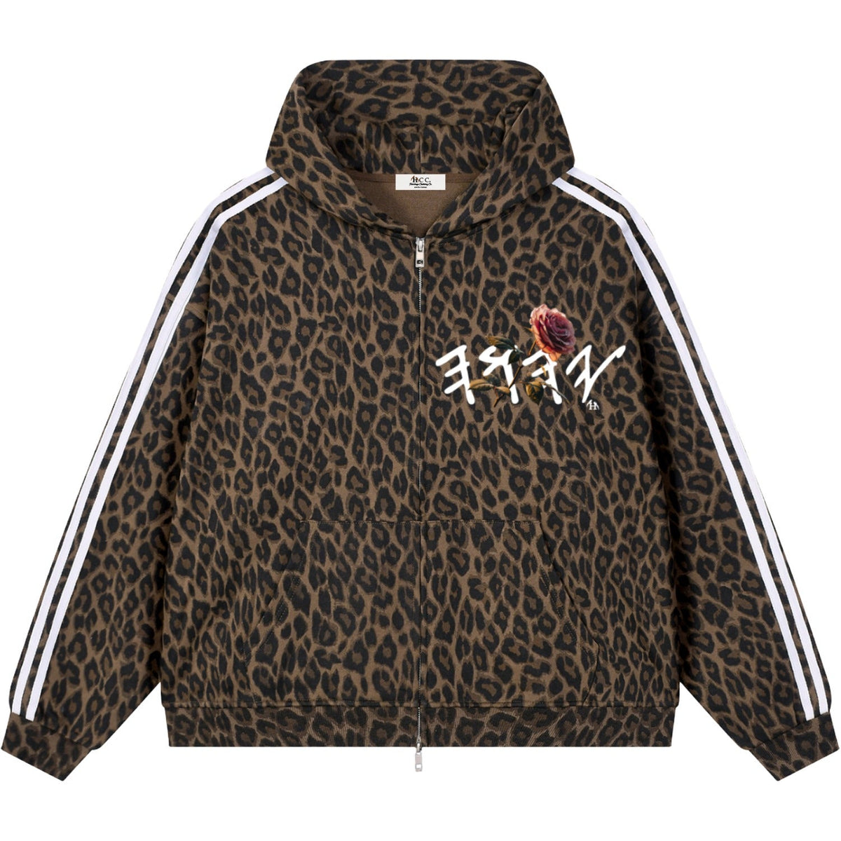 Peace Purity and Presence Paleo Women's Leopard Zip Hoodie