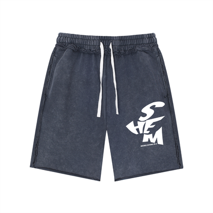 Shem,Sons of Shem,Vintage Wash Shorts,100 percent Cotton Shorts,Set Apart Clothing,Faith Based Apparel,Hebrew Heritage Clothing,Cotton Streetwear,Mens Cotton Shorts,Heritage Clothing Co