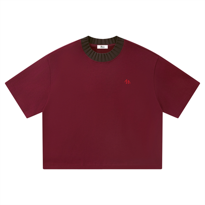 Heritage H Knitted Neck Short-Sleeve T-Shirt