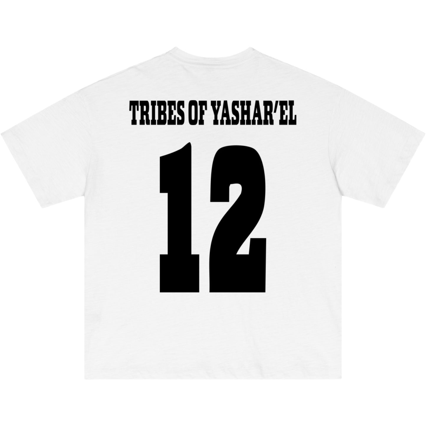 12 Tribes University Lightweight Slub Cotton T-Shirt (Drop Shoulder)