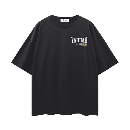 100 percent cotton t-shirt,lightweight cotton t-shirt,drop shoulder t-shirt,breathable cotton t-shirt,relaxed fit cotton t-shirt,loose fit t-shirt,cotton graphic t-shirt,israelite clothing,hebrew israelite apparel,scripture t-shirt