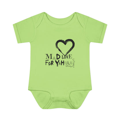 Mad Love For Yahuah Baby's Bodysuit
