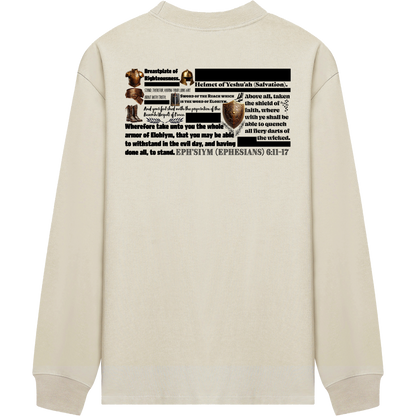 Heritage Clothing Co.,heritageclothingco,Yahuah,Yahusha,100% Cotton,The Whole Armor,Ephesians 6:11–17,Long-Sleeve T-Shirt,T-Shirt,Long-Sleeve