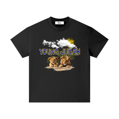 HeritageClothingCo.,heritageclothingco,Yahuah,Yahusha,100% Cotton,Young Judah,Short-Sleeve,Children,Graphic Tee,Short-Sleeves