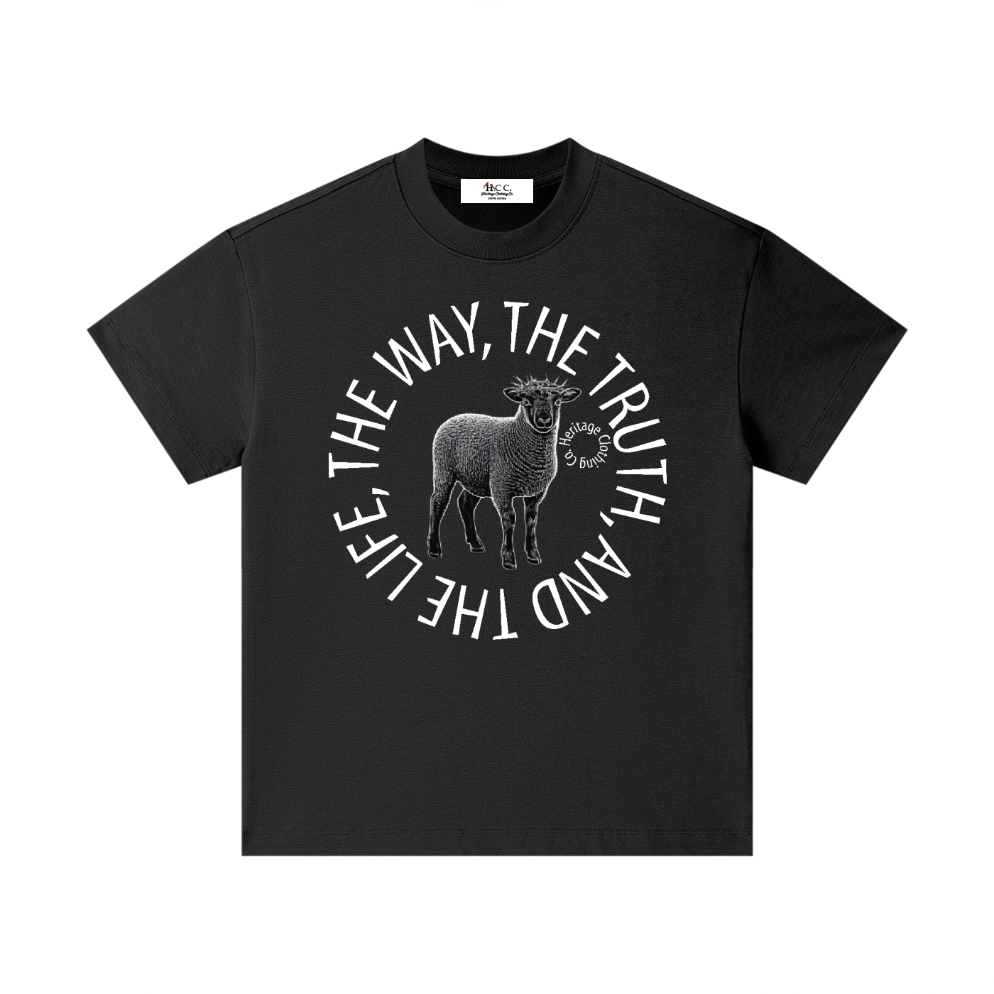 HeritageClothingCo.,heritageclothingco,Yahuah,Yahusha,100% Cotton,Short-Sleeve,Graphic Tee,Sacrificial Lamb,T-Shirt,Children's T-Shirt