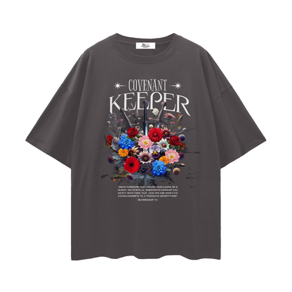 covenant keeper t shirt,deuteronomy 7 9 shirt,faith based apparel,100 percent cotton t shirt,drop shoulder tee,lightweight cotton shirt,heritage clothing co,biblical apparel,set apart clothing,israelite clothing