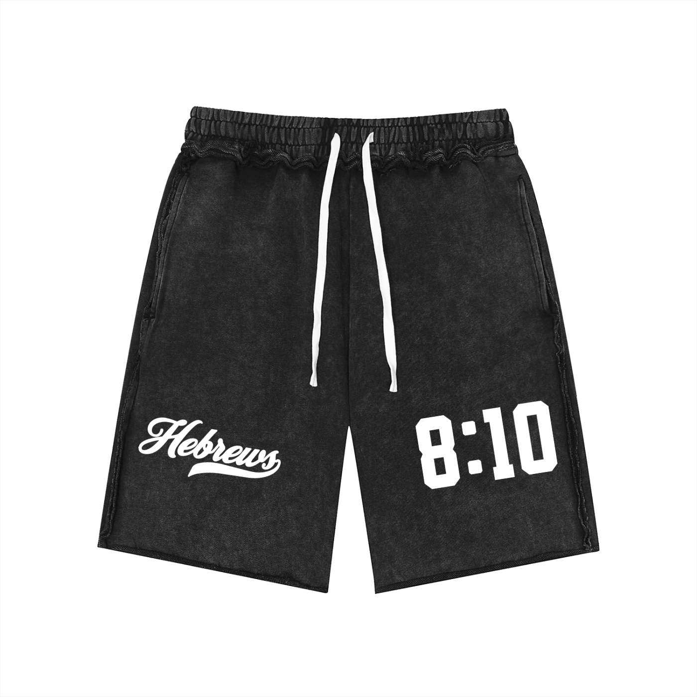 Hebrews 8:10 Vintage Wash Cotton Shorts