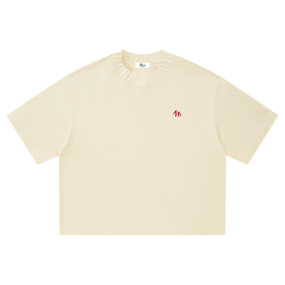Heritage H Knitted Neck Short-Sleeve T-Shirt