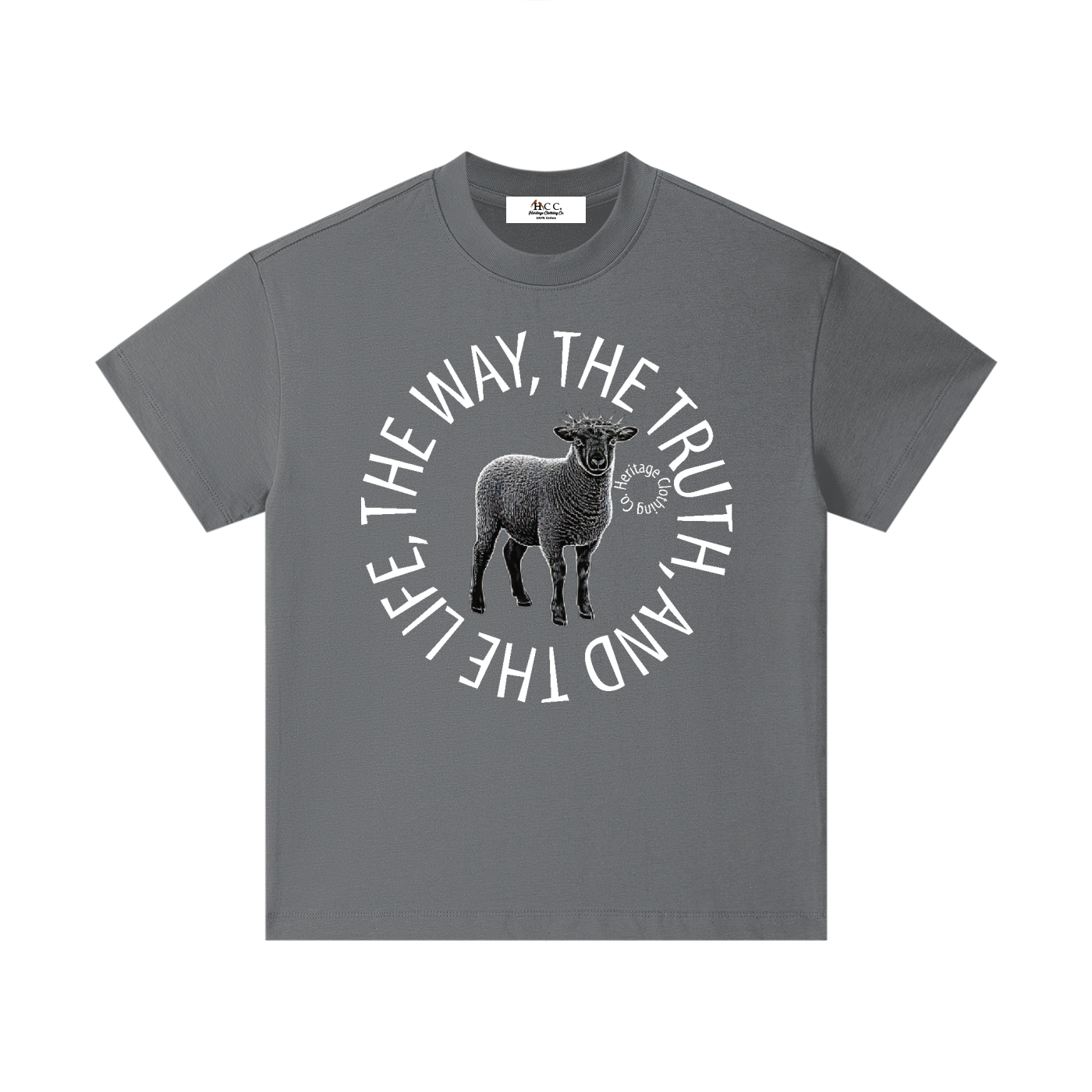 HeritageClothingCo.,heritageclothingco,Yahuah,Yahusha,100% Cotton,Short-Sleeve,Graphic Tee,Sacrificial Lamb,T-Shirt,Children's T-Shirt
