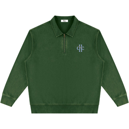 Men's HCC Monogram Vintage Quarter-Zip