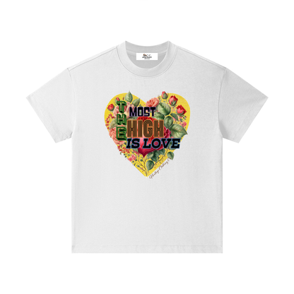 HeritageClothingCo.,heritageclothingco,Yahuah,Yahusha,100% Cotton,Short-Sleeve,Girl's,Graphic T-Shirt,Graphic Short-Sleeve,The Most High Is Love