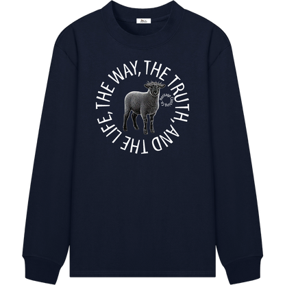 Heritage Clothing Co.,heritageclothingco,Yahuah,Yahusha,100% Cotton,Sacrificial Lamb,Men's,Long-Sleeve T-Shirt,T-Shirt,Cotton