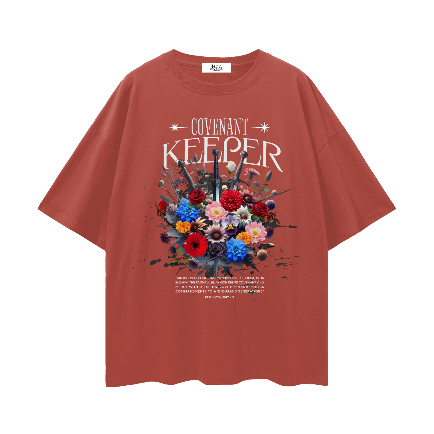 covenant keeper t shirt,deuteronomy 7 9 shirt,faith based apparel,100 percent cotton t shirt,drop shoulder tee,lightweight cotton shirt,heritage clothing co,biblical apparel,set apart clothing,israelite clothing