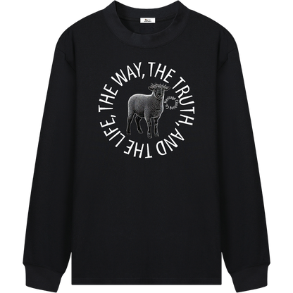 Heritage Clothing Co.,heritageclothingco,Yahuah,Yahusha,100% Cotton,Sacrificial Lamb,Men's,Long-Sleeve T-Shirt,T-Shirt,Cotton