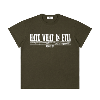 Hate What Is Evil Lightweight T-Shirt (Classic Fit)