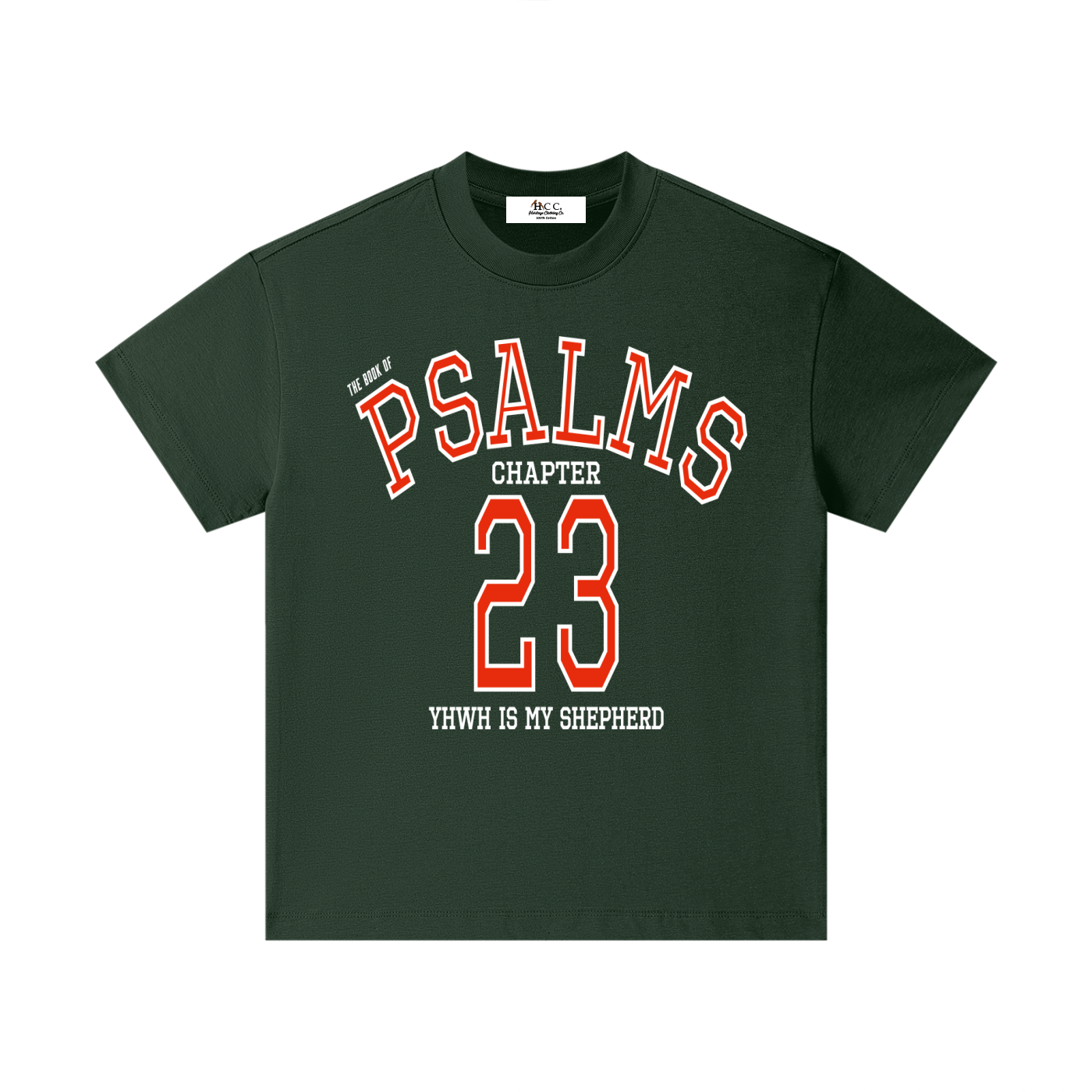 HeritageClothingCo.,heritageclothingco,Yahuah,Yahusha,100% Cotton,Short-Sleeve,Children's,Graphic Tee,Children's Short-Sleeves,Psalms 23