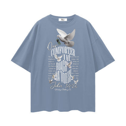 100 percent cotton t-shirt,lightweight cotton t-shirt,drop shoulder t-shirt,breathable cotton t-shirt,relaxed fit cotton t-shirt,loose fit t-shirt,cotton graphic t-shirt,israelite clothing,hebrew israelite apparel,scripture t-shirt