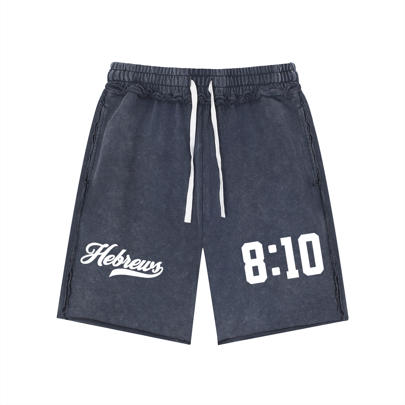 Hebrews 8:10 Vintage Wash Cotton Shorts