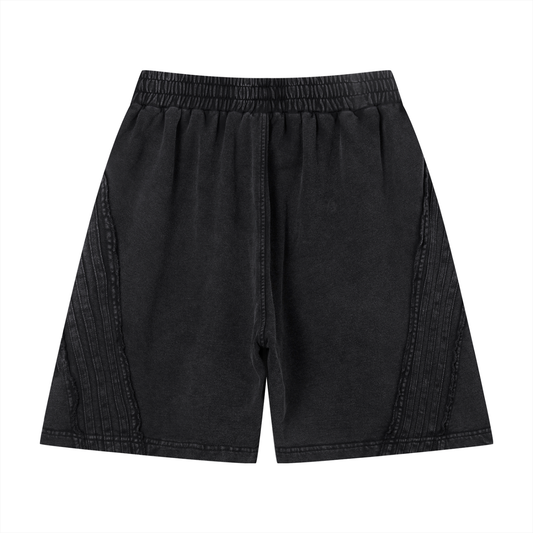 100 percent cotton,faith-based apparel,set apart clothing,righteouswear,scripture apparel,shorts,retro shorts,vintage wash shorts,cotton shorts,revelation 7 4