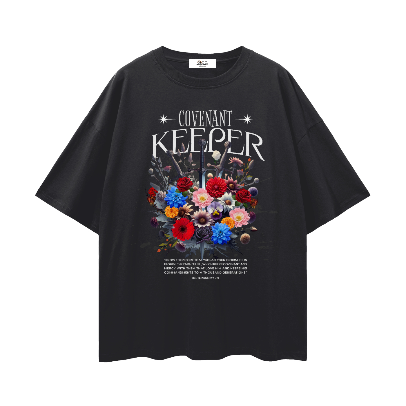 covenant keeper t shirt,deuteronomy 7 9 shirt,faith based apparel,100 percent cotton t shirt,drop shoulder tee,lightweight cotton shirt,heritage clothing co,biblical apparel,set apart clothing,israelite clothing