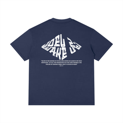 100 percent cotton,faith-based apparel,set apart clothing,righteouswear,scripture apparel,t-shirt,classic tee,regular fit tee,romans 13 11,joel 2 1