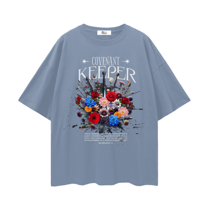 covenant keeper t shirt,deuteronomy 7 9 shirt,faith based apparel,100 percent cotton t shirt,drop shoulder tee,lightweight cotton shirt,heritage clothing co,biblical apparel,set apart clothing,israelite clothing