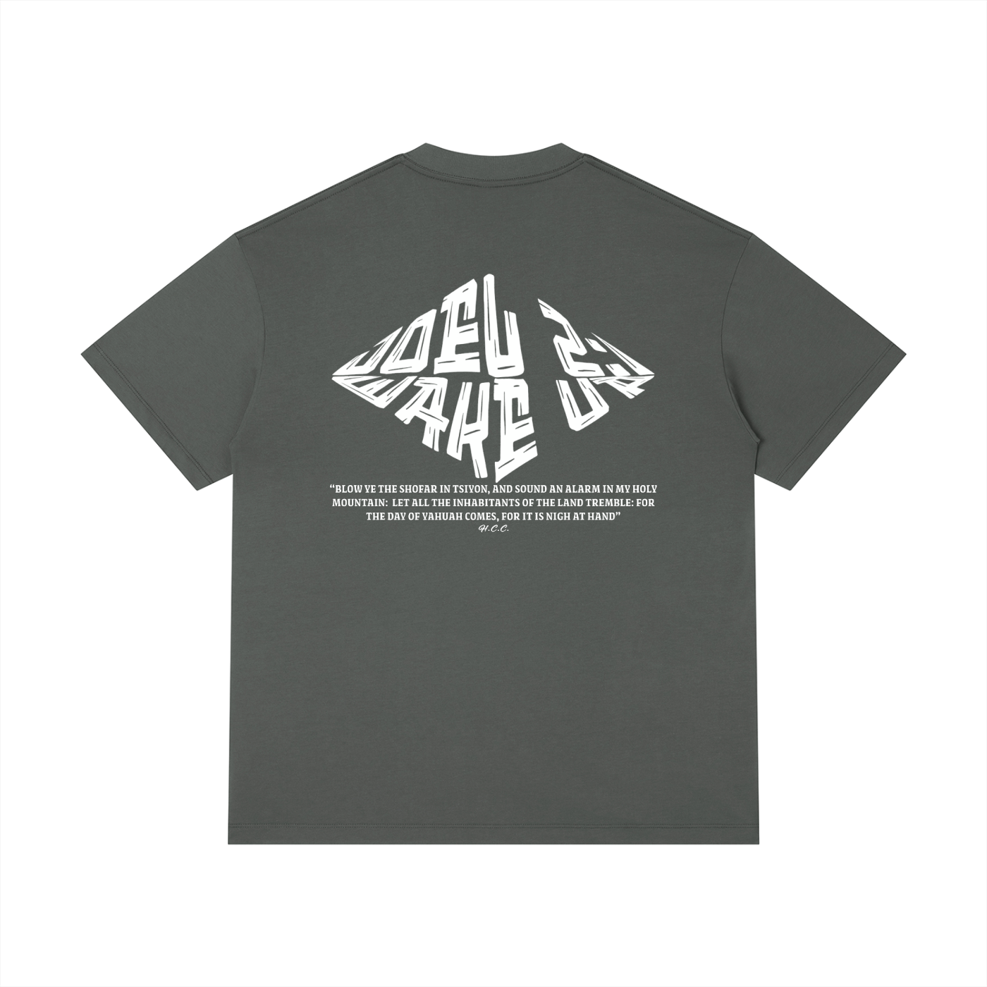 100 percent cotton,faith-based apparel,set apart clothing,righteouswear,scripture apparel,t-shirt,classic tee,regular fit tee,romans 13 11,joel 2 1
