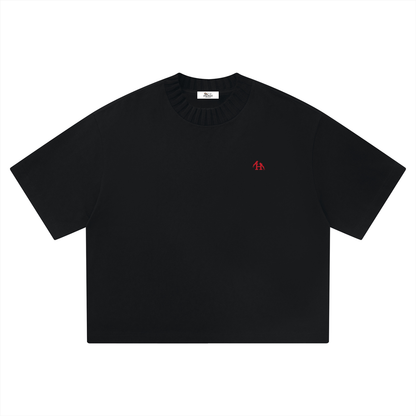 Heritage H Knitted Neck Short-Sleeve T-Shirt