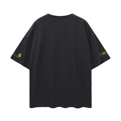 100 percent cotton t-shirt,lightweight cotton t-shirt,drop shoulder t-shirt,breathable cotton t-shirt,relaxed fit cotton t-shirt,loose fit t-shirt,cotton graphic t-shirt,israelite clothing,hebrew israelite apparel,scripture t-shirt