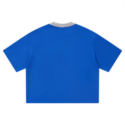 Heritage H Knitted Neck Short-Sleeve T-Shirt