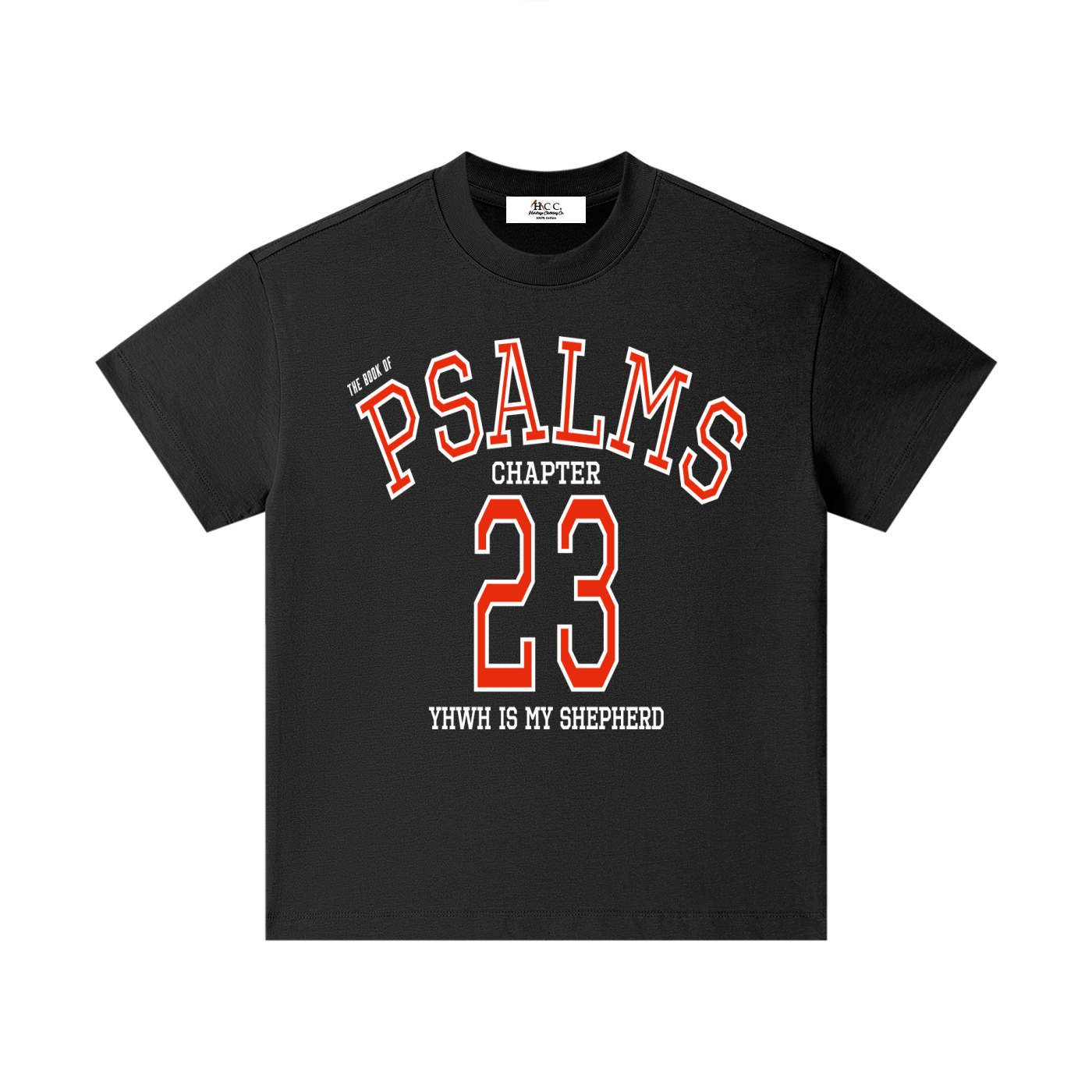 HeritageClothingCo.,heritageclothingco,Yahuah,Yahusha,100% Cotton,Short-Sleeve,Children's,Graphic Tee,Children's Short-Sleeves,Psalms 23